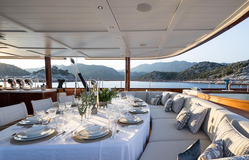 62m flagship SIMENA - photo © Jeff Brown