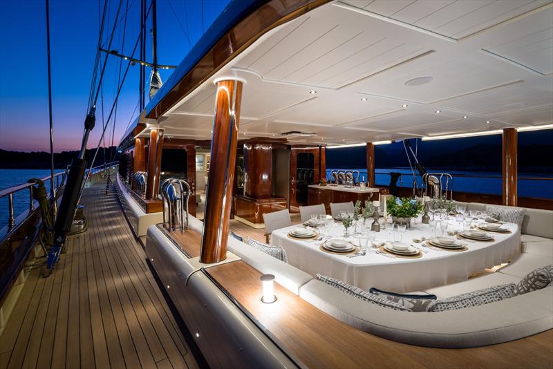 62m flagship SIMENA - photo © Jeff Brown