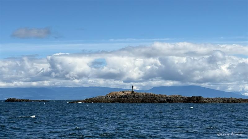 Cutting through the Winchelsea and Ballenas islands to keep clear of area Whisky Golf (torpedo testing range) - photo © Craig Morris