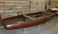 International 14 'Nimbus' - With just a simple brace across the gunwales she was taken from storage to the workshop where the restoration could begin