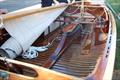 International 14 'Nimbus' - Reducing clutter and weight in the hull took place in the late 1940s, as John Westell made the boat competitive again