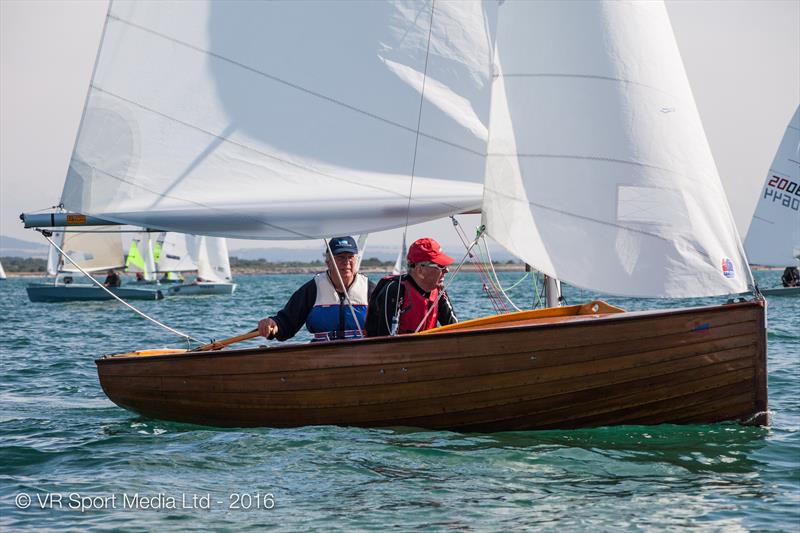 Chichester Harbour Race Week Day 2 photo copyright VR Sport Media taken at Hayling Island Sailing Club and featuring the Classic & Vintage Dinghy class