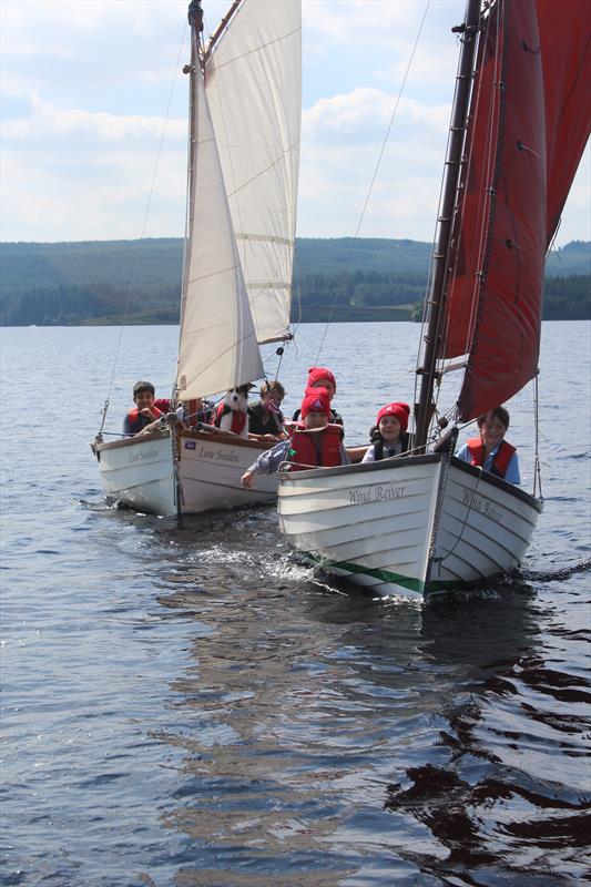 Swallows and Amazons experience at Kielder photo copyright John Scullion taken at Kielder Water Sailing Club and featuring the Classic & Vintage Dinghy class