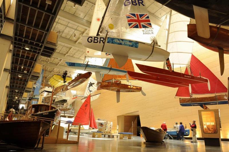 From Mirror Number 1, through Olympic medal winning FDs, Lasers and Finns, the National Maritime Museum at Falmouth is the rightful resting place of these iconic boats. There is so much more though to our heritage that is slipping away to be lost forever - photo © National Maritime Museum