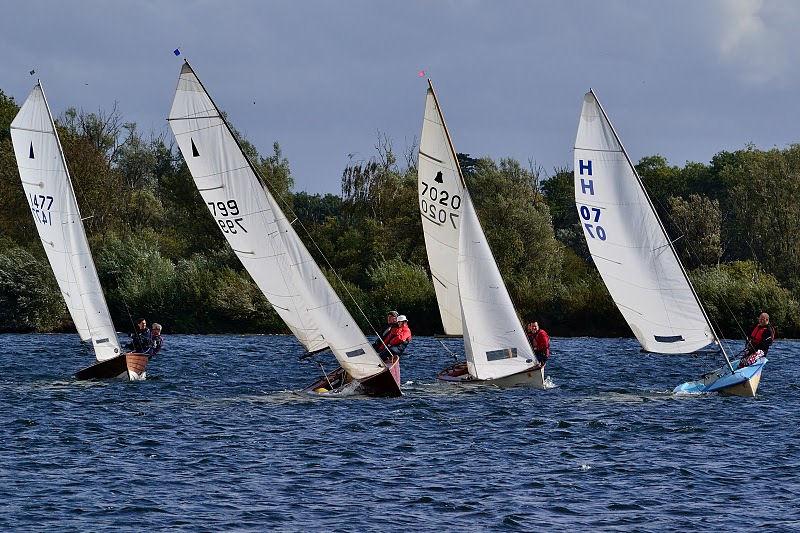 Classic and Vintage dinghies at Hunts photo copyright Gair Matthews taken at Hunts Sailing Club and featuring the Classic & Vintage Dinghy class