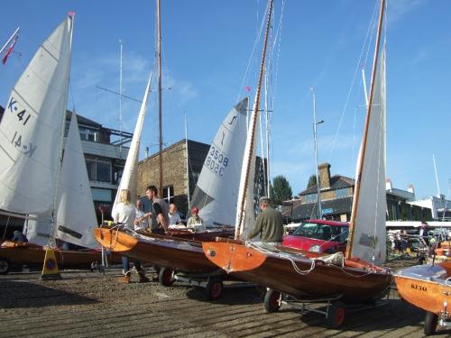 A selection of  Holt dinghies both old and new photo copyright Lois Barlow taken at Ranelagh Sailing Club and featuring the Classic & Vintage Dinghy class