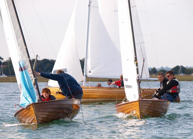 The Bosham Classic Boat Revival photo copyright Jonathan Hoare / www.jonathanhoare.com taken at Bosham Sailing Club and featuring the Classic & Vintage Dinghy class