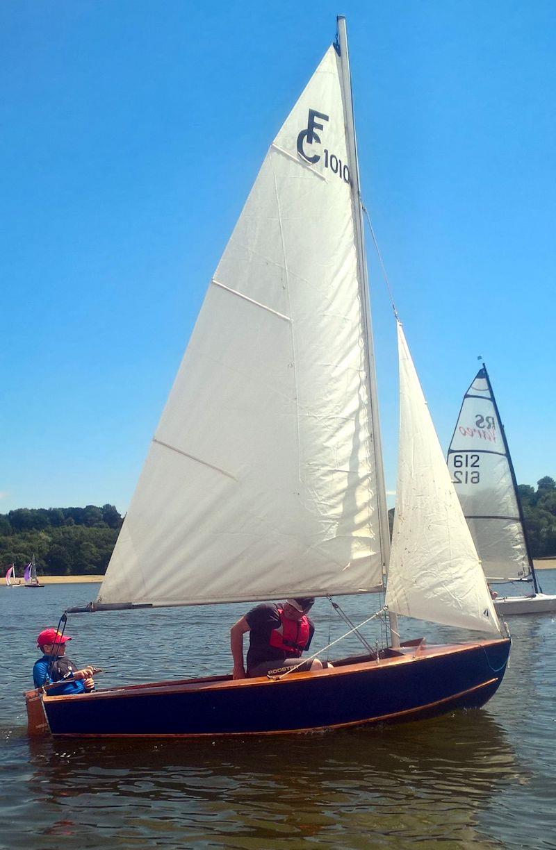 Foamcrest dinghy at Llandegfedd (most boats were built from plywood at home in the 1970s) photo copyright LSC taken at Llandegfedd Sailing Club and featuring the Classic & Vintage Dinghy class