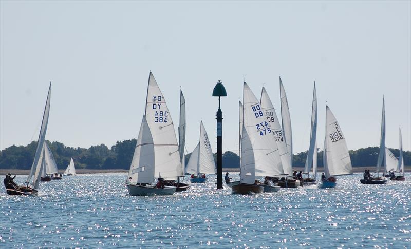 Race Officer Nick Fox sent the fleets on a tour of Chichester Harbour, a move that just added to the wonderful atmosphere over the weekend at the Bosham Classic Boat Revival 2018 photo copyright Dougal Henshall taken at Bosham Sailing Club and featuring the Classic & Vintage Dinghy class