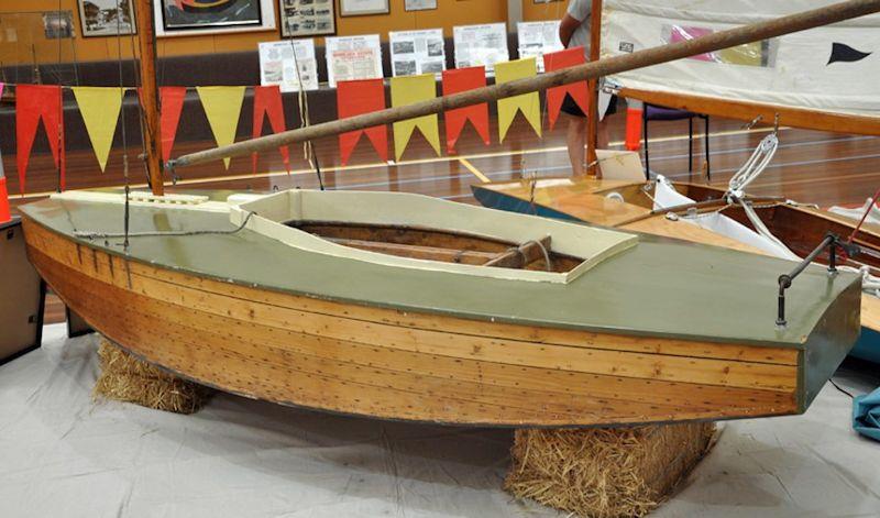 The 'Eve' boat that would be at the start of the International Moth sailing revolution photo copyright David Henshall taken at  and featuring the Classic & Vintage Dinghy class