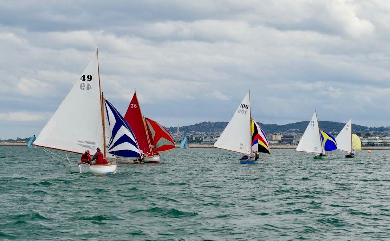 Half Raters racing in the Volvo Dun Laoghaire Regatta  photo copyright TBSC taken at Trearddur Bay Sailing Club and featuring the Classic & Vintage Dinghy class