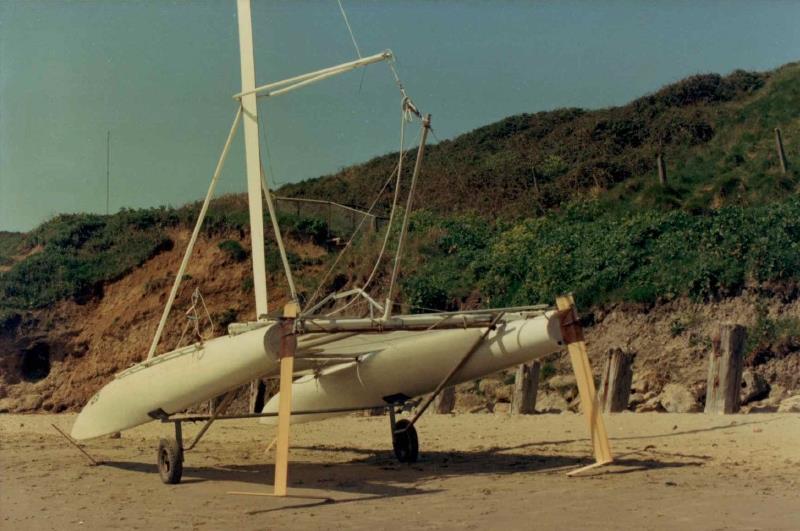 Reg Bratt's Auster included many innovations that would reappear later as mainstream ideas, but accredited to others photo copyright Reg Bratt taken at  and featuring the Classic & Vintage Dinghy class