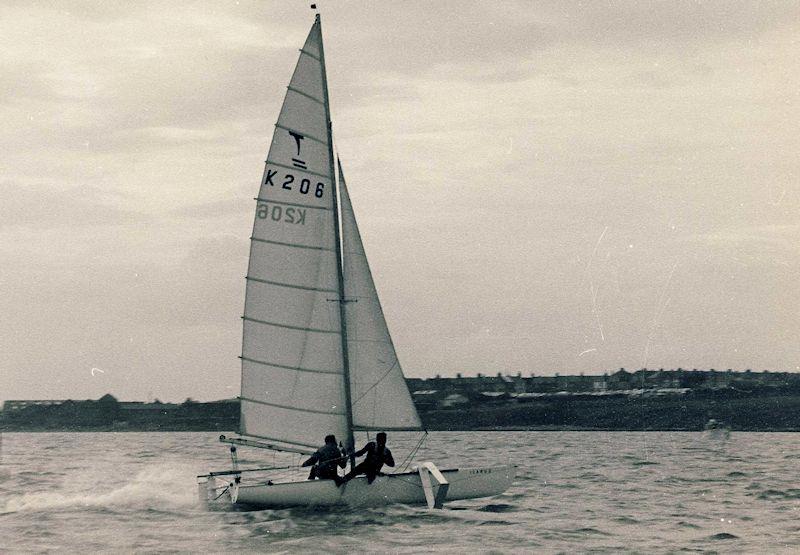 The Tornado cat was already super quick, then when foils were added to the equation it would help redefine what straight line boat speed really meant photo copyright Austin Farrar Collection taken at  and featuring the Classic & Vintage Dinghy class
