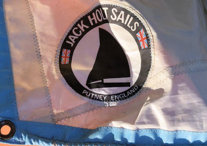 Blue trim used to be the hallmark of Bruce Banks sails in the 70s, but this is a rare Contender sail made by Jack Holt photo copyright David Henshall taken at  and featuring the Classic & Vintage Dinghy class
