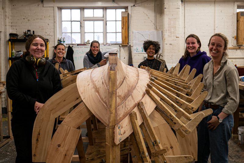 The BBA's Bursary for Women also aims to dispel the stigma around women in practical skills industries photo copyright Boat Building Academy taken at Lyme Regis Sailing Club and featuring the Classic & Vintage Dinghy class
