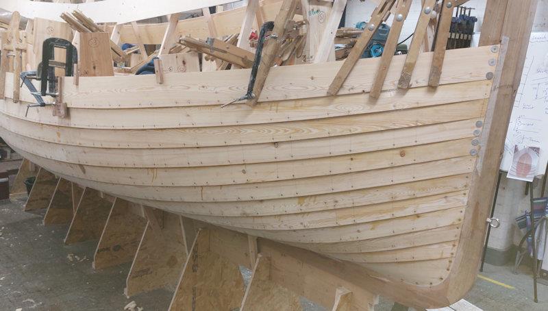 Phil Bevan signed up for the 40-week Boat Building Course at the Lyme Regis Boat Building Academy photo copyright Phil Bevan taken at  and featuring the Classic & Vintage Dinghy class