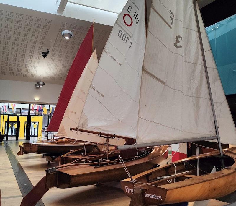 O-Jolle and Firefly at the La Rochelle dinghy museum - photo © Ned Coackley