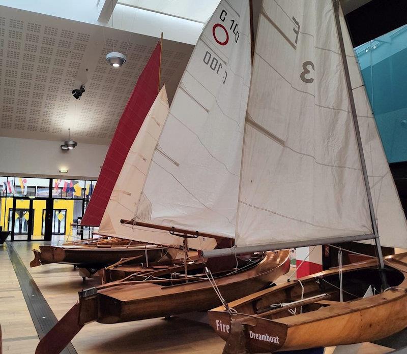 O-Jolle and Firefly at the La Rochelle dinghy museum photo copyright Ned Coackley taken at  and featuring the Classic & Vintage Dinghy class