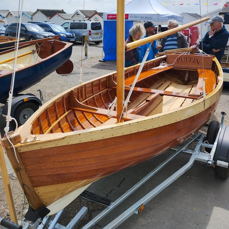 Wooden boat stage photo copyright Southampton International Boat Show taken at  and featuring the Classic & Vintage Dinghy class