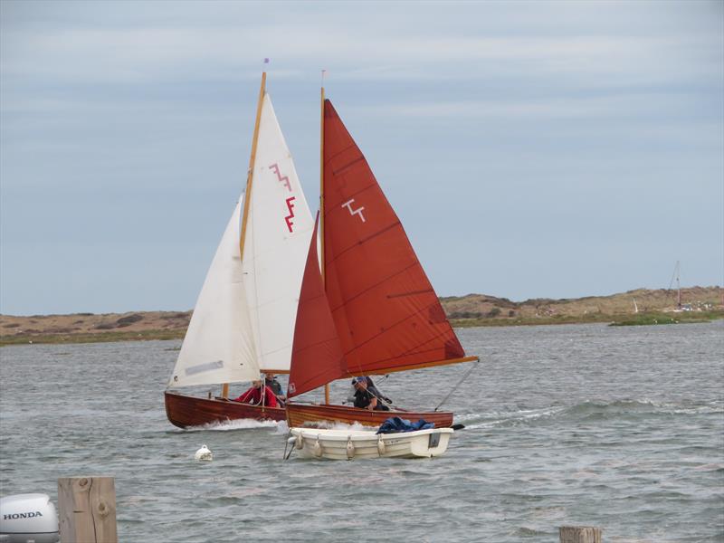 Overy Staithe Sailing Club Clinker Open photo copyright B and J Clark taken at Overy Staithe Sailing Club and featuring the Classic & Vintage Dinghy class