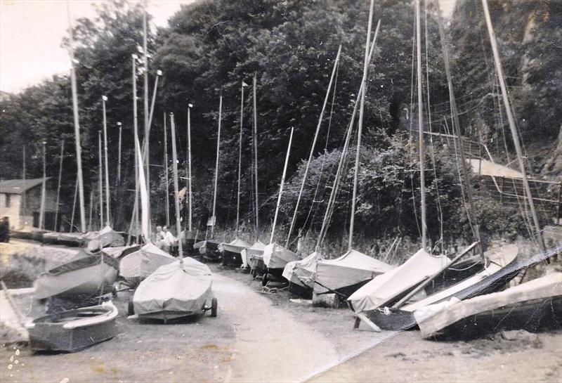 Tenby Sailing Club Dinghy Park in 1961 - photo © TSC