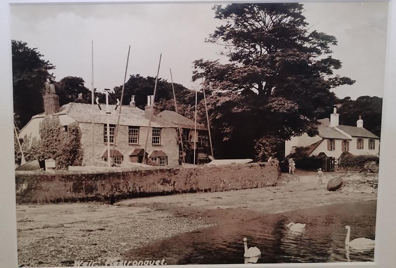 A photo of the old Restronguet Club site at Weir Cottage near the Pandora - photo © Dawn Langdon