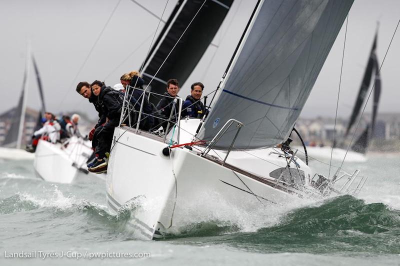 Juno, with smarttune from Cyclops on the forestay photo copyright Landsail Tyres J-Cup / Paul Wyeth taken at  and featuring the  class