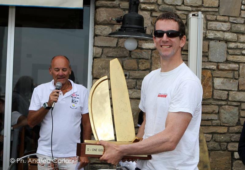 Nick Craig wins the D-One Gold Cup Alassio 2014 photo copyright Andrea Carloni taken at Circolo Nautico al mare Alassio and featuring the D-One class