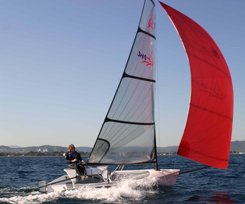 Over the years, there have been a number of  boats that could have easily been the off the shelf replacement for the Finn; the Contender, then the Musto Skiff, now the superb D-One photo copyright S & R. Cobb taken at  and featuring the D-One class