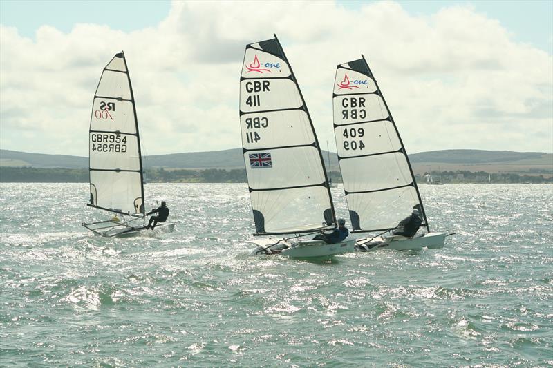 Fast handicap start during Lymington Town SC Sunday Late Points 1 photo copyright Phil Thorne taken at Lymington Town Sailing Club and featuring the D-One class