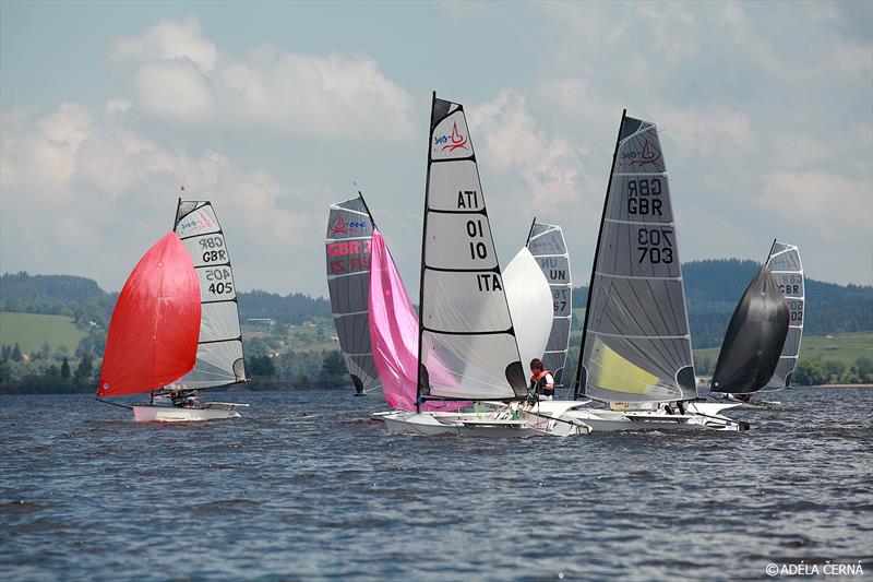 Devoti D-One Czech Open Nationals at Lake Lipno photo copyright Adela Cerna taken at  and featuring the D-One class