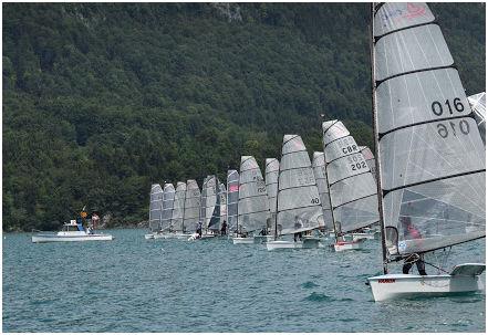 2018 D-One Gold Cup at Wolfgangsee, Austria photo copyright Union Yacht Club Wolfgangsee taken at Union Yacht Club Wolfgangsee and featuring the D-One class