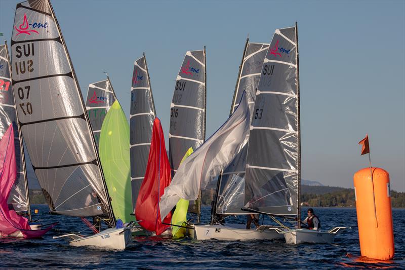 D-One Europeans at Lac Biel, Switzerland photo copyright YCB taken at Yacht Club Bielersee and featuring the D-One class