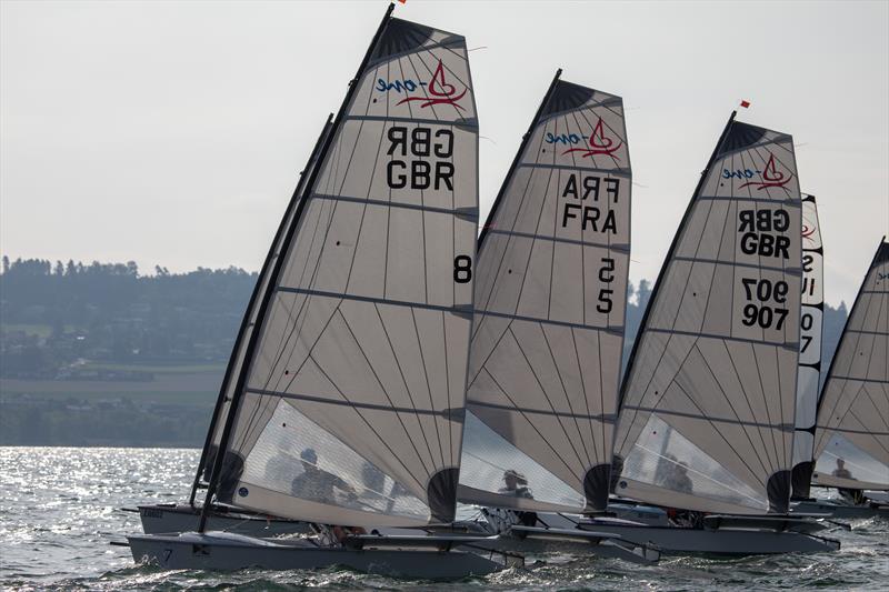 D-One Europeans at Lac Biel, Switzerland photo copyright YCB taken at Yacht Club Bielersee and featuring the D-One class