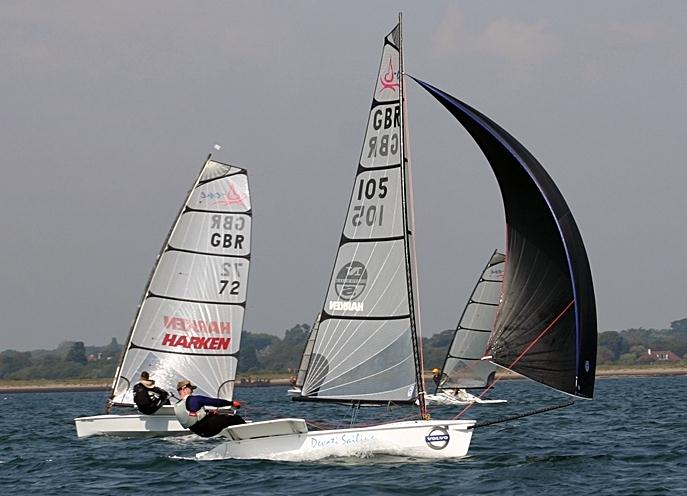 D-One nationals at Lymington photo copyright Sue Cobb taken at Lymington Town Sailing Club and featuring the D-One class