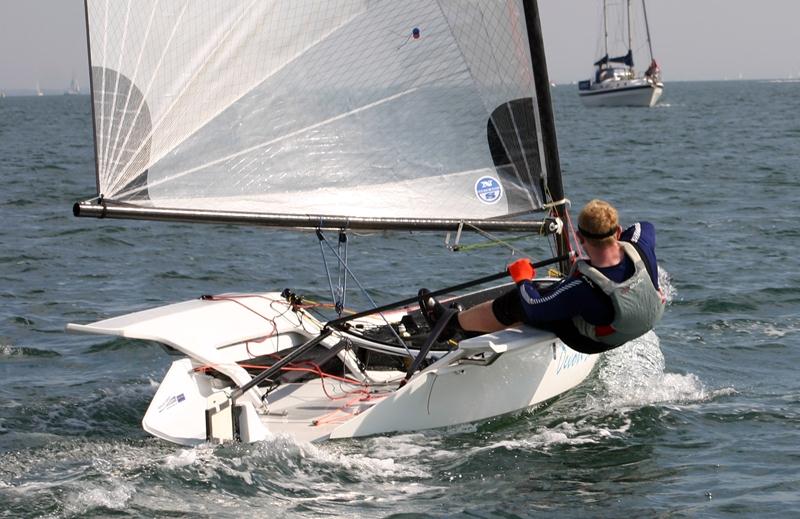 D-One nationals at Lymington photo copyright Sue Cobb taken at Lymington Town Sailing Club and featuring the D-One class