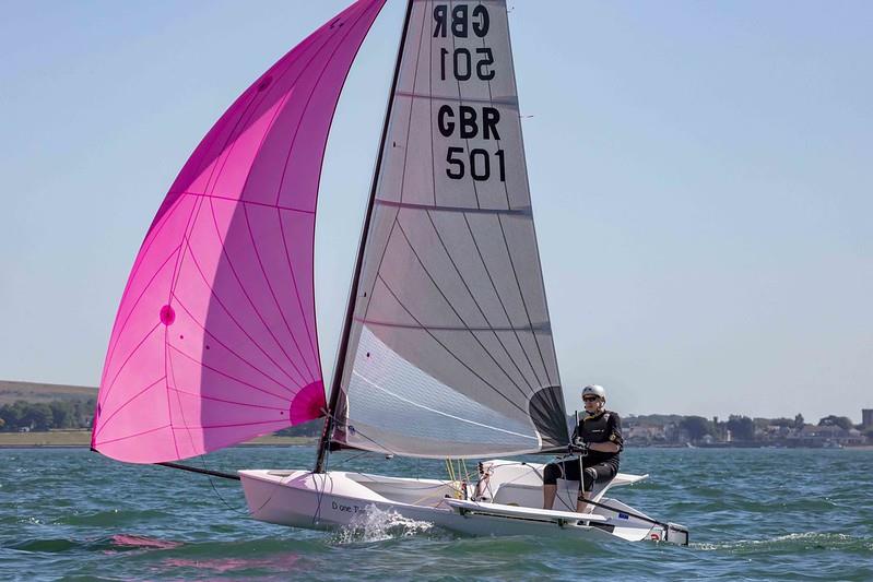 D-One Nationals at the Lymington Dinghy Regatta 2022 photo copyright Tim Olin / www.olinphoto.co.uk taken at Lymington Town Sailing Club and featuring the D-One class