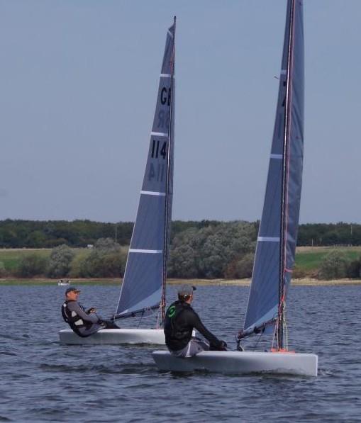 D-Zero sailing at Grafham photo copyright Nikky Evans taken at Grafham Water Sailing Club and featuring the D-Zero class