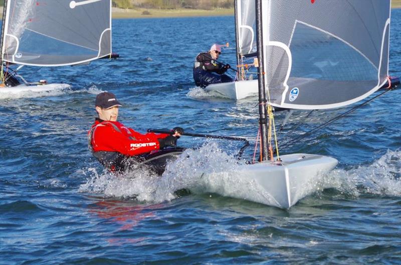 D-Zero sailing at Grafham photo copyright Nikky Evans taken at Grafham Water Sailing Club and featuring the D-Zero class