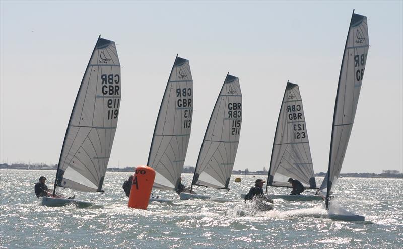 D-Zeros at Emsworth Slipper photo copyright Jo Valentine taken at Emsworth Slipper Sailing Club and featuring the D-Zero class