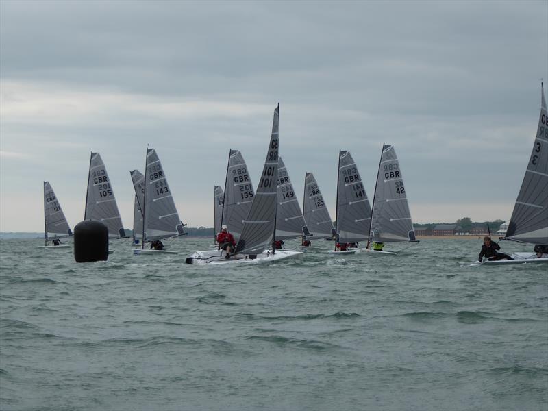 Close racing at the Suntouched D-Zero Nationals photo copyright Wendy Horton taken at Calshot Sailing Club and featuring the D-Zero class