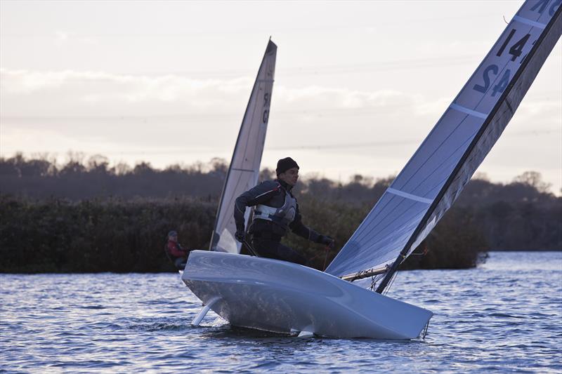 Inaugural D-Zero Winter Championship at Burghfield photo copyright Mike Proven taken at Burghfield Sailing Club and featuring the D-Zero class