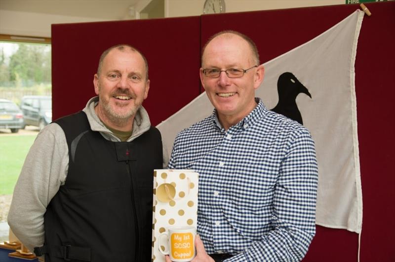 Rob Lennox wins the South Cerney D-Zero Open photo copyright Dave Whittle taken at South Cerney Sailing Club and featuring the D-Zero class