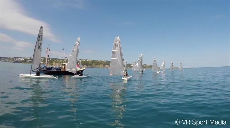 Harken D-Zero Nationals at Torbay day 1 photo copyright VR Sport Media taken at Royal Torbay Yacht Club and featuring the D-Zero class