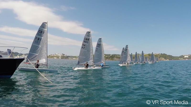 Harken D-Zero Nationals at Torbay day 1 photo copyright VR Sport Media taken at Royal Torbay Yacht Club and featuring the D-Zero class