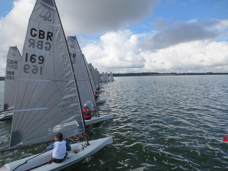 Dinghy Rope D-Zero Inlands at Grafham - photo © Nigel Denchfield