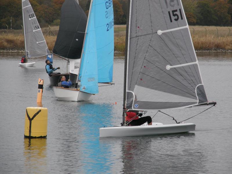 Shotwick Lake Sailing Frostbite Open Series photo copyright John Nield taken at Shotwick Lake Sailing and featuring the D-Zero class