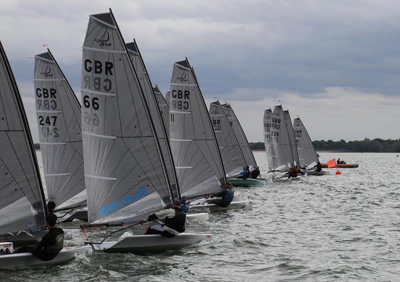 D-Zero Inlands at Grafham photo copyright Rodney Cobb taken at Grafham Water Sailing Club and featuring the D-Zero class