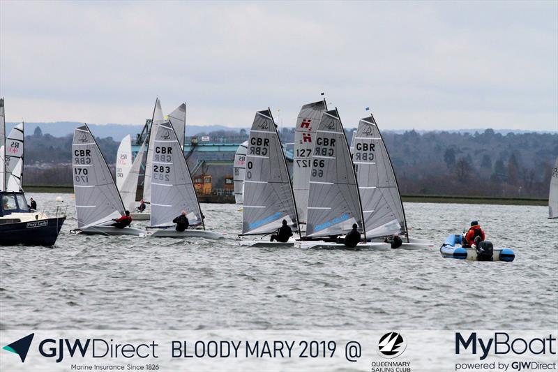 GJW Direct Bloody Mary 2019 photo copyright Mark Jardine taken at Queen Mary Sailing Club and featuring the D-Zero class