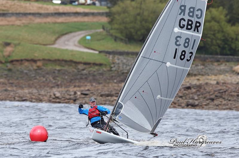 Gavin Fleming during the D-Zero Inlands at Yorkshire Dales photo copyright Paul Hargreaves taken at Yorkshire Dales Sailing Club and featuring the D-Zero class